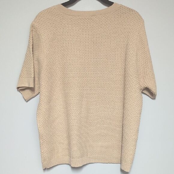 Nine West Light Tan Knit Top - Picture 5 of 6